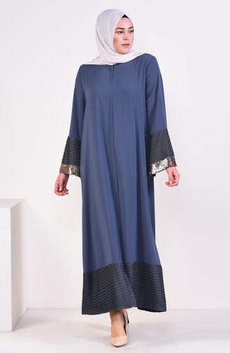 Anthracite Abaya 7834-02