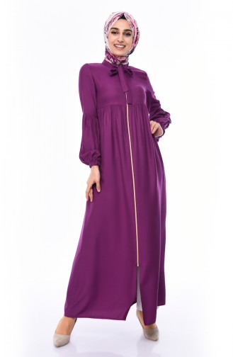 Viscose Abaya  1243-05 Plum 1243-05