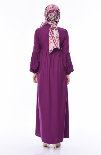 Viscose Abaya  1243-05 Plum 1243-05