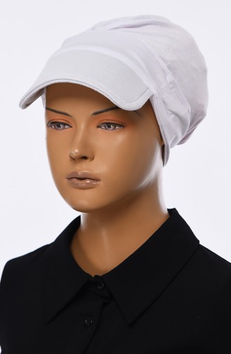 Chapeau et Bandana Blanc 0030-12