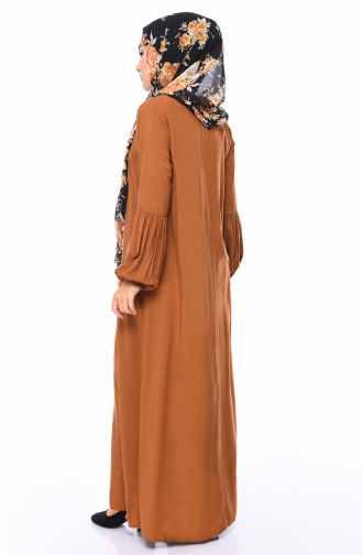 Robe Hijab Tabac 1203-08