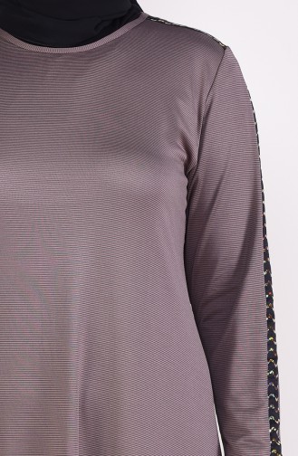 Mink Hijab Dress 4560A-03
