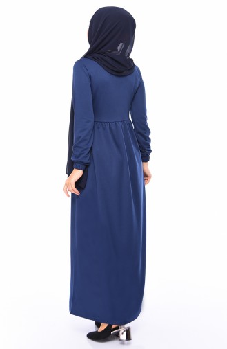 Indigo Hijab Kleider 4032-01