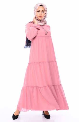 Hellrose Hijab-Abendkleider 18057-10