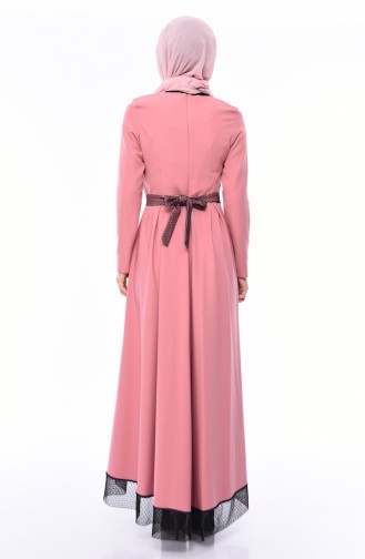 Kleid mit Band 8178-05 Puder Rosa 8178-05