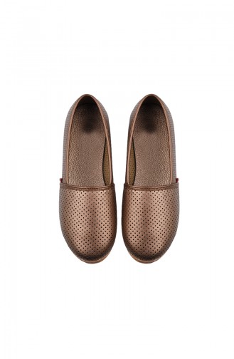 Women´s Flat Shoes 0127-09 Bronze 0127-09