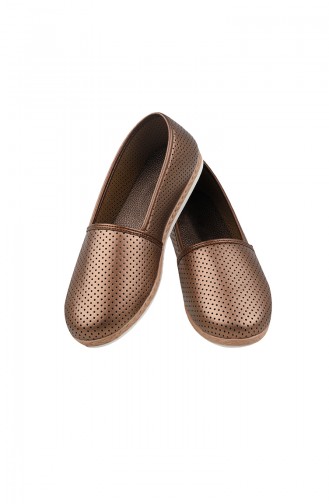 Women´s Flat Shoes 0127-09 Bronze 0127-09