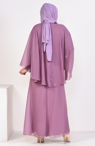 Habillé Hijab Rose Pâle 1305-04