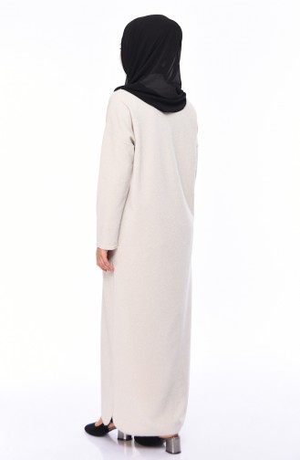 Beige Hijab Kleider 2008-01
