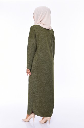 Khaki Hijab Dress 2008-03