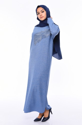 Indigo Hijab Dress 2008-06
