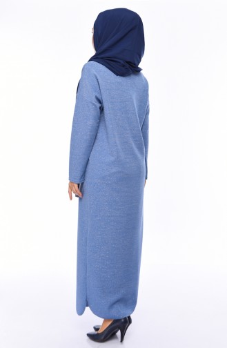 Indigo Hijab Dress 2008-06