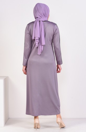 Lila Hijab Kleider 4560-03