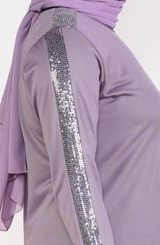 Lila Hijab Kleider 4560-03