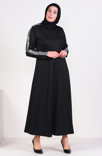 Robe Hijab Noir 4560-04