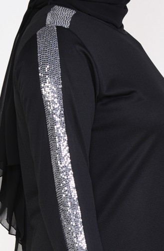 Robe Hijab Noir 4560-04