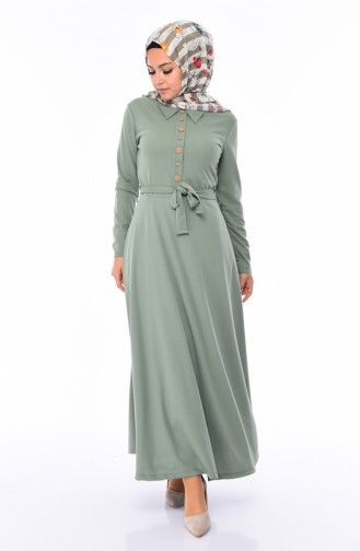 فستان أخضر 19046-06