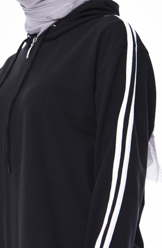 Lace Up Tracksuit 19009-01 Black 19009-01