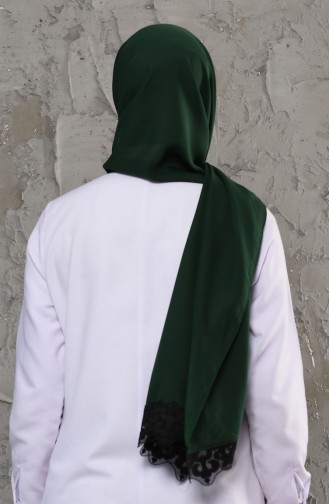 شال أخضر داكن 13002-10