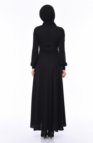 Robe Hijab Noir 0157-01