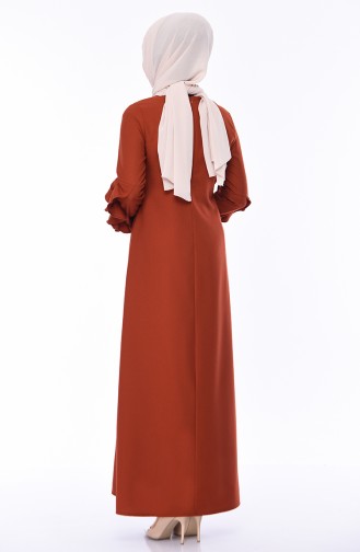 Frilled Sleeve Pearl Dress 1023-01 Tile 1023-01