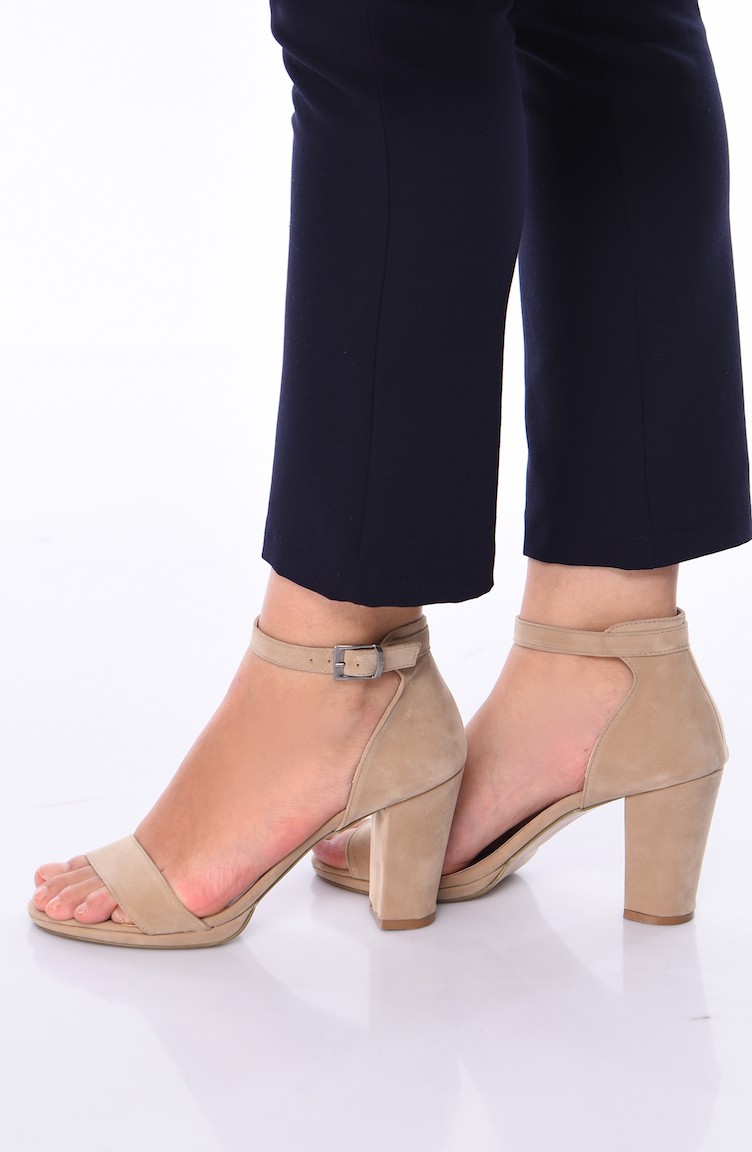 Skin Color High-Heel Shoes 00000707-NUDE | Sefamerve