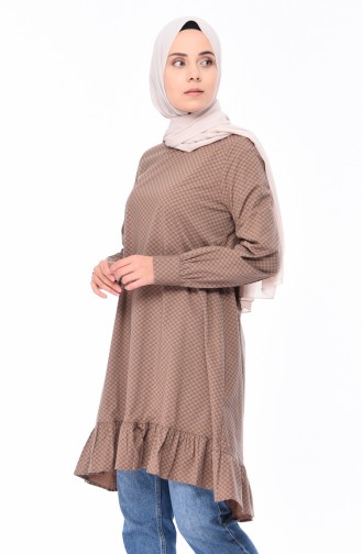 Frilly Tunic 1244-03 Mink 1244-03