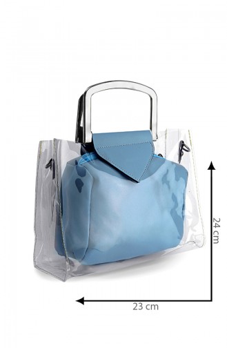 Blue Shoulder Bag 10616MA