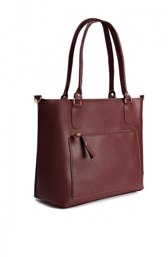 Weinrot Schultertasche 10617BO
