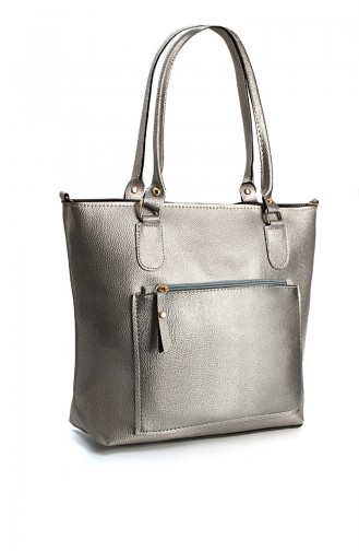 Silver Gray Shoulder Bags 10617GU