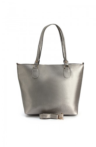 Silver Gray Shoulder Bag 10617GU