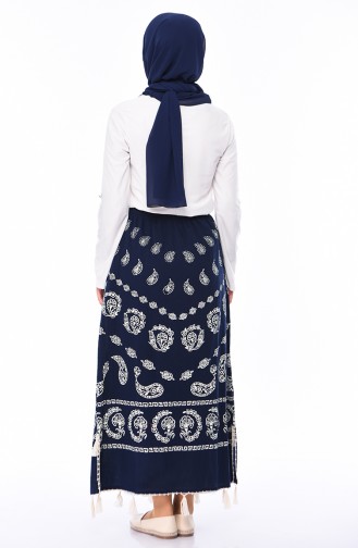 Navy Blue Skirt 0200-05