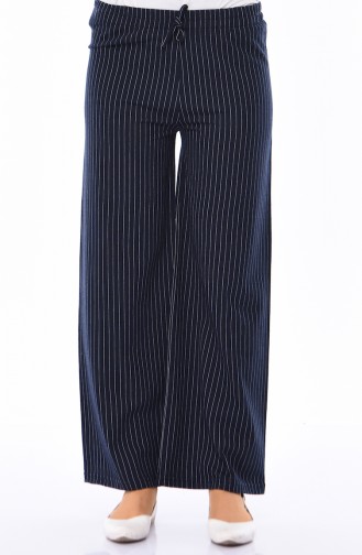 Pantalon Bleu Marine 8107-02