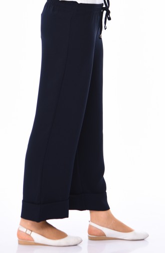 Pantalon Bleu Marine 2076E-01
