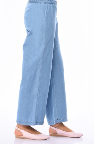 Denim Elastic Trousers 2818-01 Ice Blue 2818-01