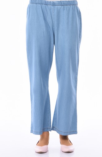 Denim Elastic Trousers 2818-01 Ice Blue 2818-01