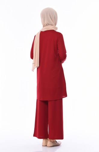 Claret Red Suit 0153-04