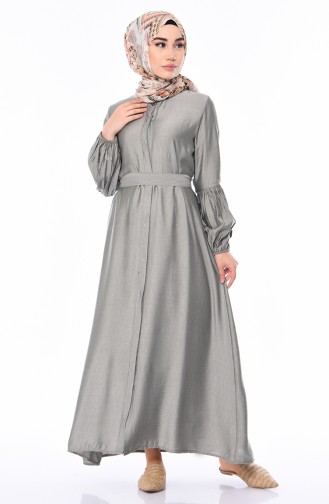Khaki Hijab Dress 0002-01