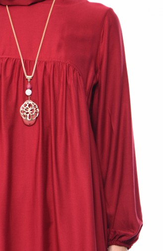 Plated necklace Tunic 2380-04 Bordeaux 2380-04