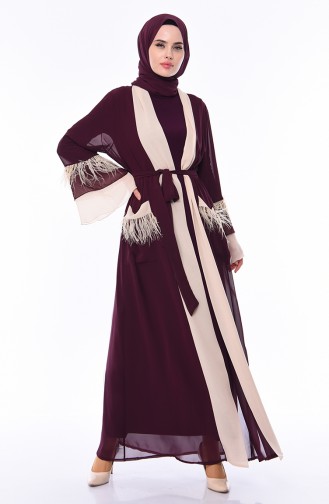 Abayas Pourpre Foncé 52756-06