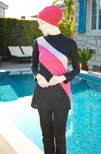 Light Black Swimsuit Hijab 1911-02