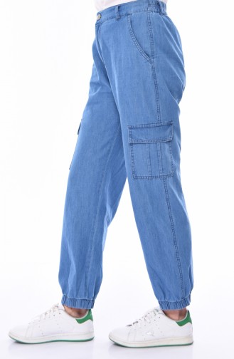 Pocket Jeans Pants 2582-01 Jeans Blue 2582-01