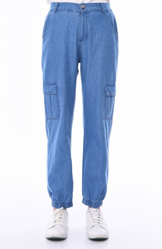 Pocket Jeans Pants 2582-01 Jeans Blue 2582-01
