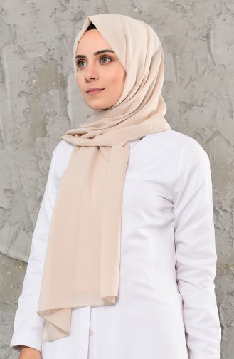 Chiffon Schal 13001-05 Grau Weiss 13001-05