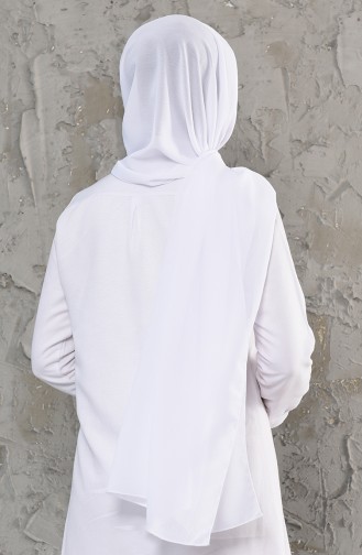 White Sjaal 13003-05