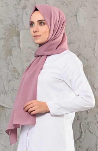 Düz Krinkıl Krep Şal 13003-13 Eflatun