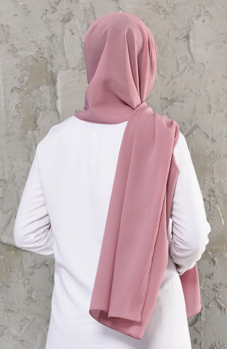 Düz Krinkıl Krep Şal 13003-13 Eflatun