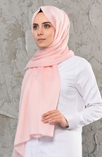 Plain Cotton Shawl 13009-02 Powder Pink 13009-02