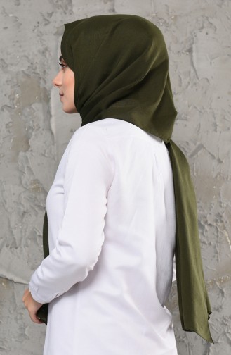 Plain Cotton Shawl 13009-03 Khaki 13009-03