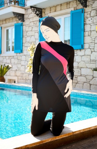Black Swimsuit Hijab 1911-01